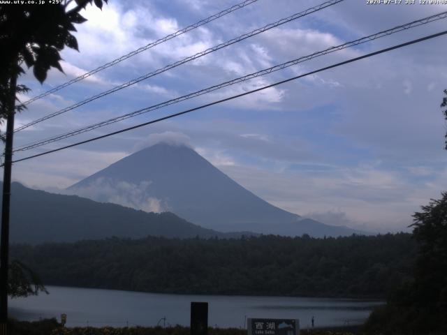 西湖からの富士山