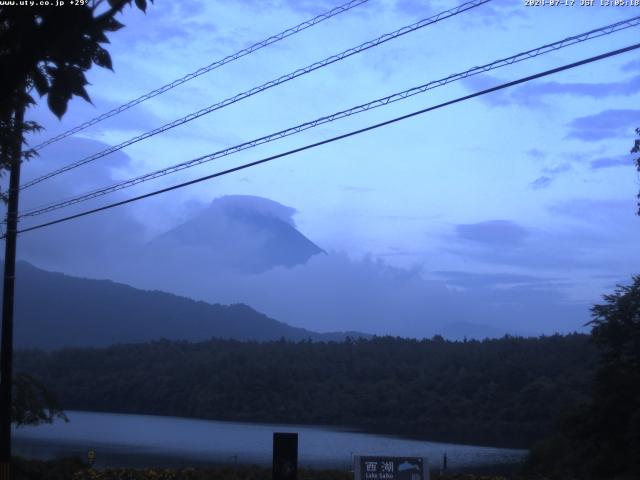 西湖からの富士山