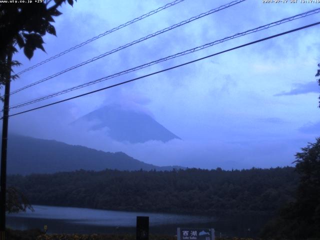 西湖からの富士山