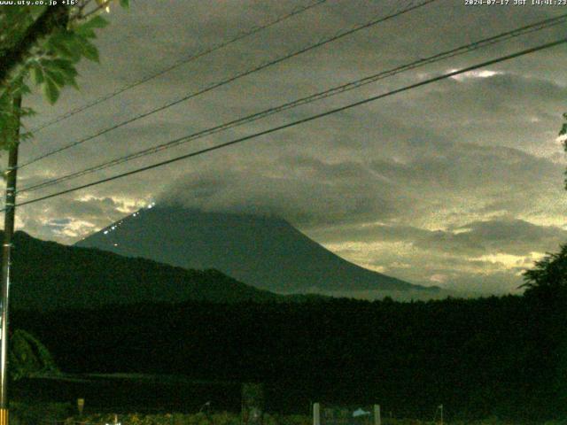 西湖からの富士山