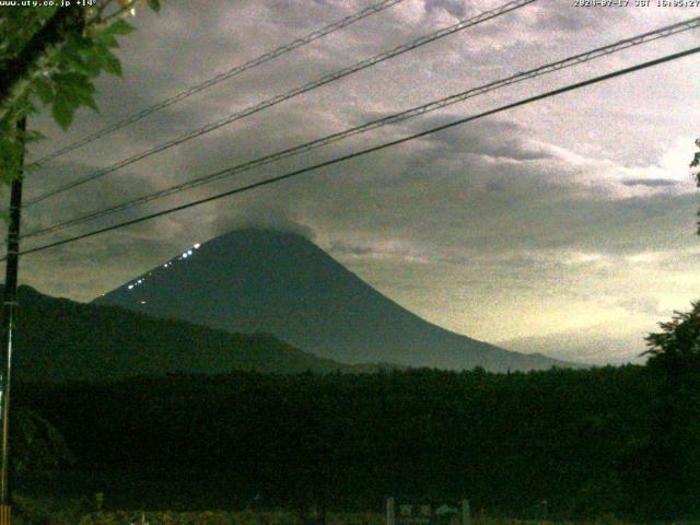 西湖からの富士山