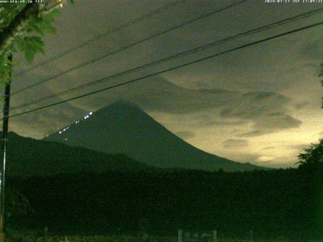 西湖からの富士山