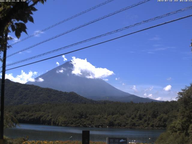 西湖からの富士山