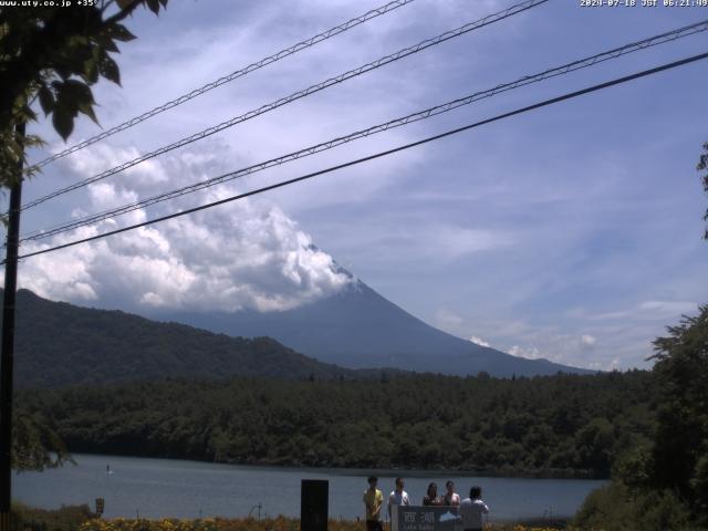 西湖からの富士山