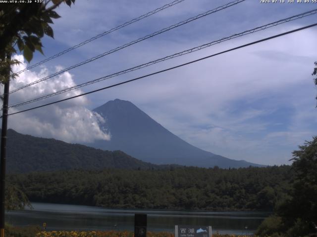 西湖からの富士山