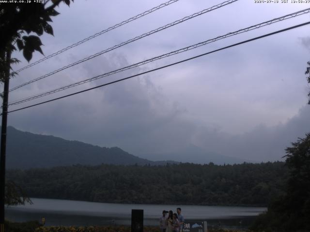 西湖からの富士山