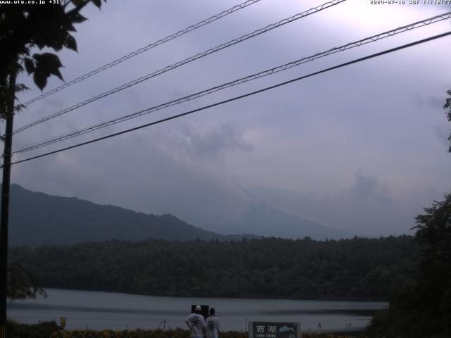 西湖からの富士山