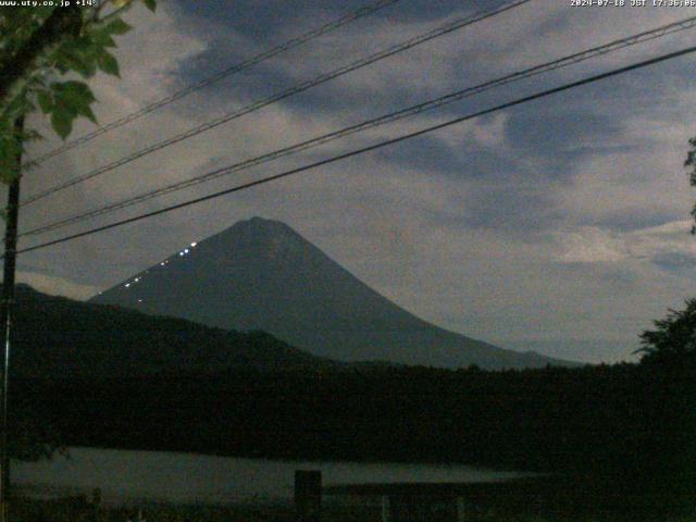 西湖からの富士山