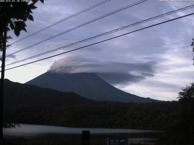 西湖からの富士山