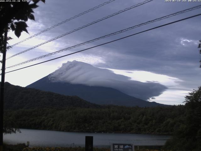 西湖からの富士山