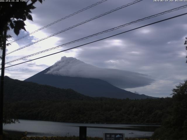 西湖からの富士山