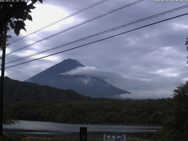 西湖からの富士山