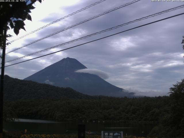 西湖からの富士山