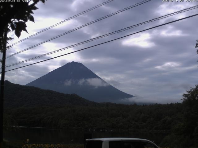 西湖からの富士山