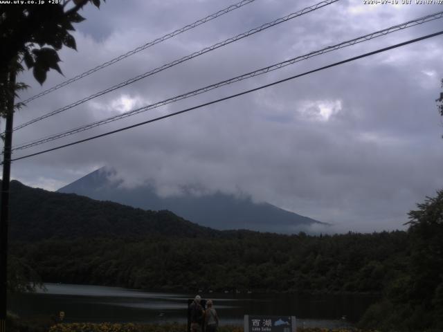 西湖からの富士山