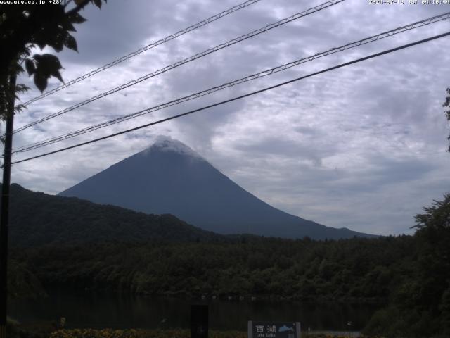 西湖からの富士山