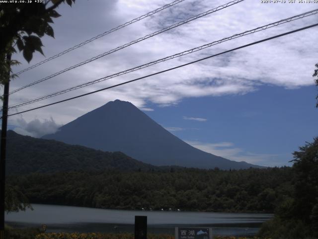 西湖からの富士山