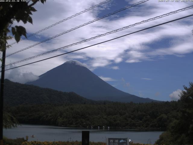 西湖からの富士山