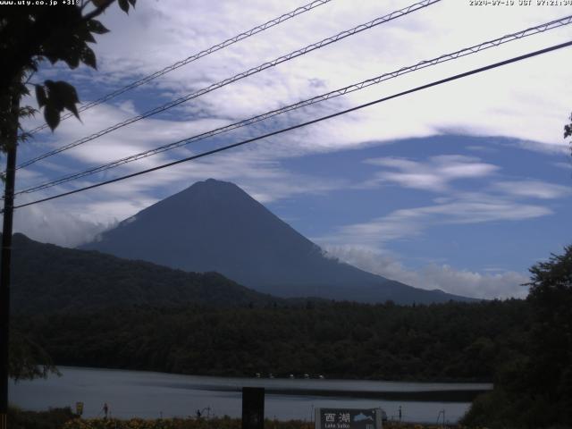 西湖からの富士山