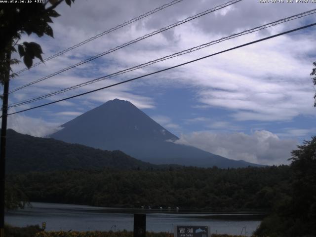 西湖からの富士山