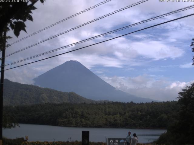 西湖からの富士山