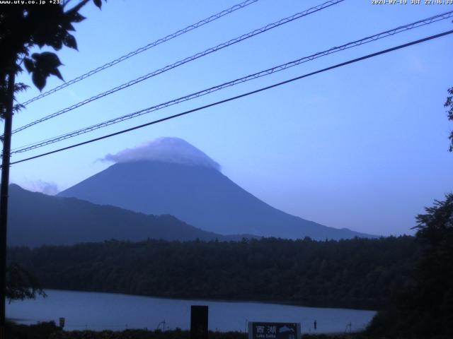 西湖からの富士山