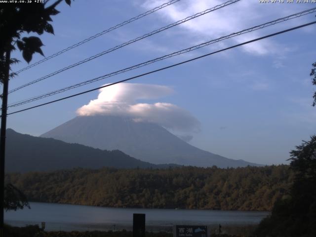 西湖からの富士山