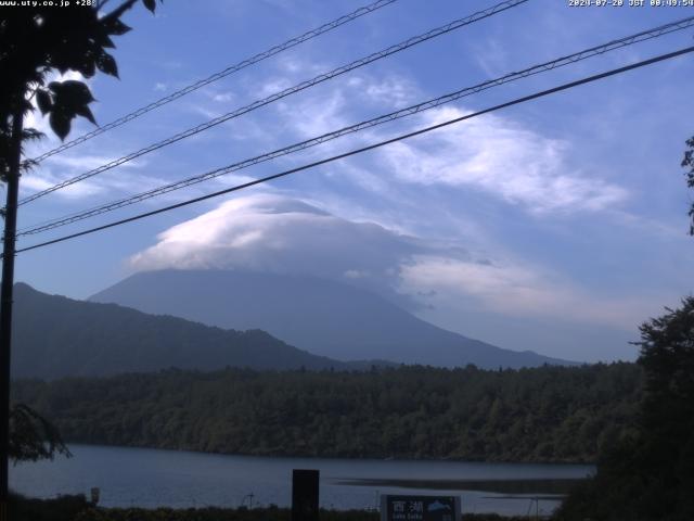 西湖からの富士山