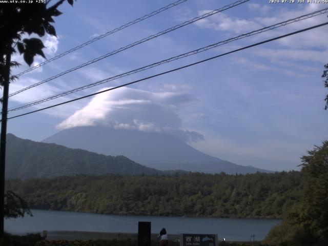 西湖からの富士山