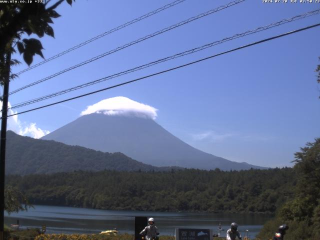 西湖からの富士山