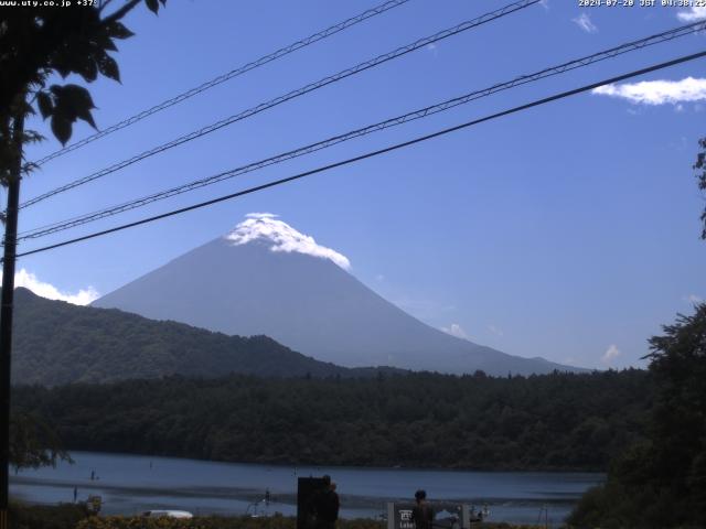 西湖からの富士山