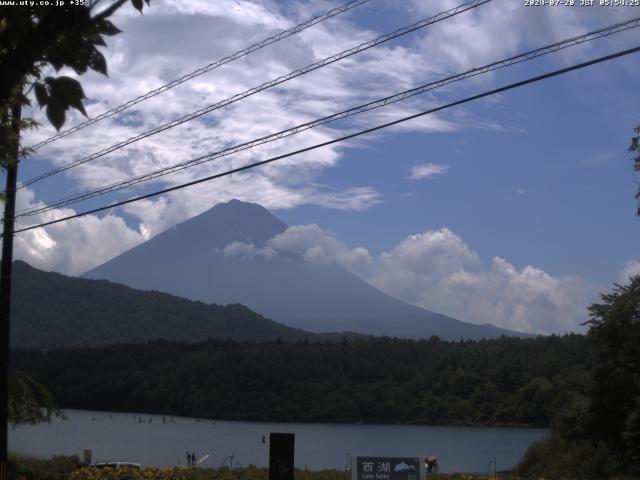 西湖からの富士山