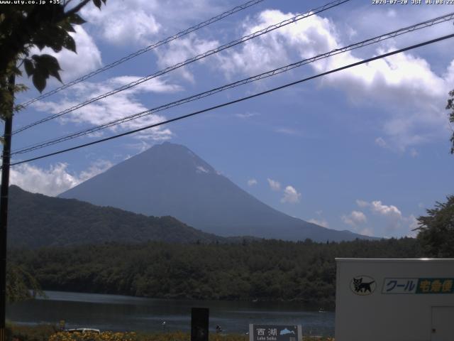 西湖からの富士山