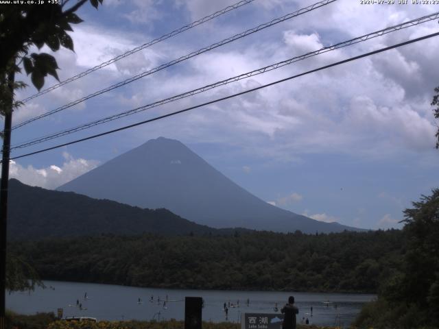 西湖からの富士山