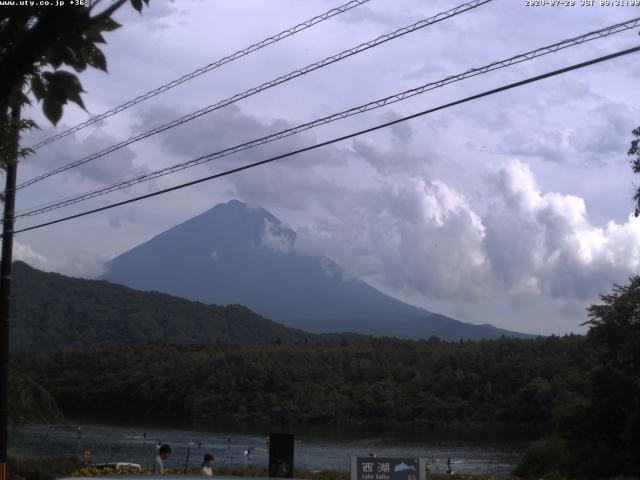 西湖からの富士山