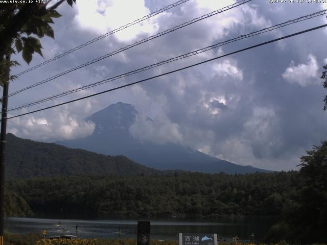 西湖からの富士山