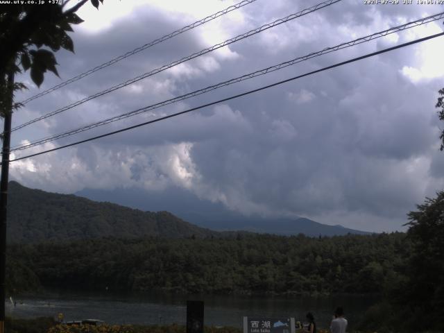 西湖からの富士山