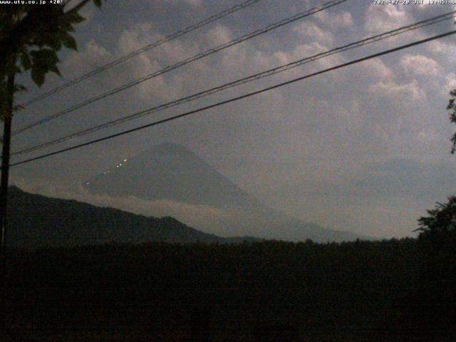 西湖からの富士山