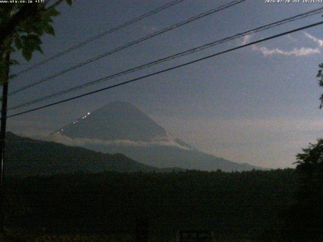 西湖からの富士山