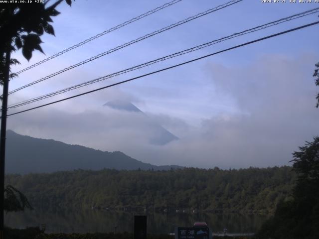 西湖からの富士山