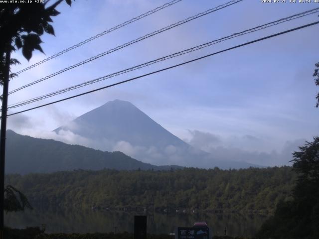 西湖からの富士山