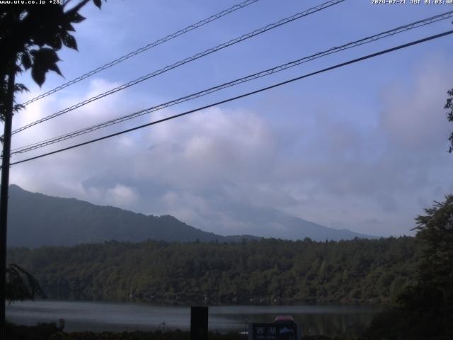 西湖からの富士山