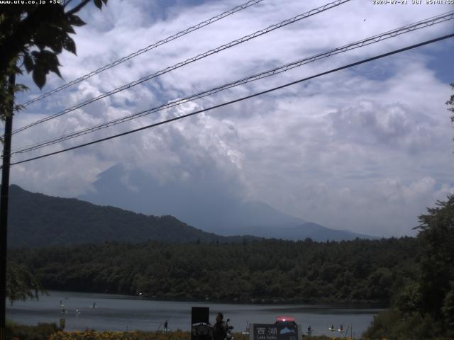 西湖からの富士山