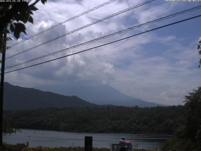 西湖からの富士山