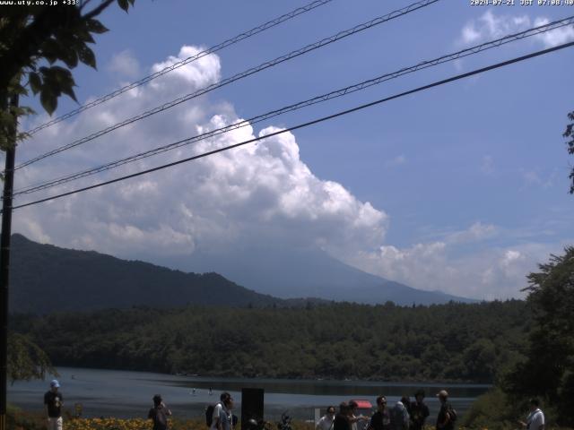 西湖からの富士山