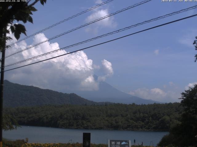 西湖からの富士山