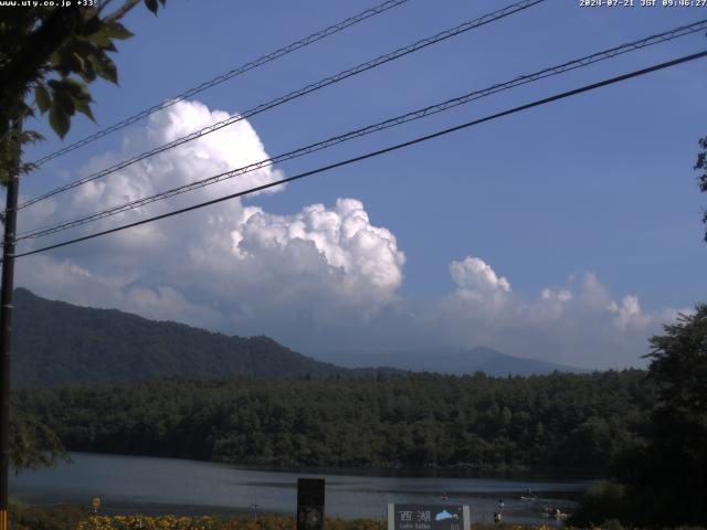 西湖からの富士山