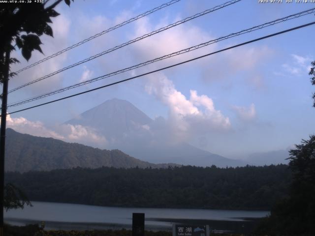 西湖からの富士山