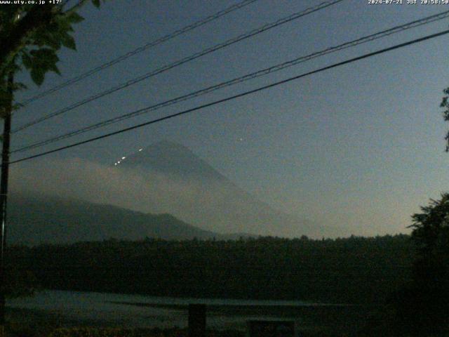 西湖からの富士山