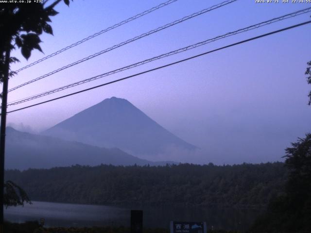 西湖からの富士山